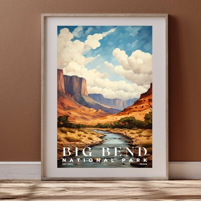 Big Bend National Park Poster, Travel Art, Office Poster, Home Decor | S6 - image4